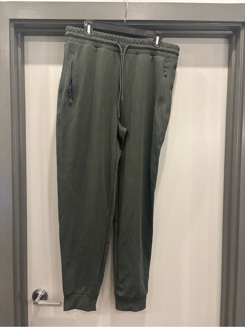 Old Navy Olive Green Zip-Pocket Joggers